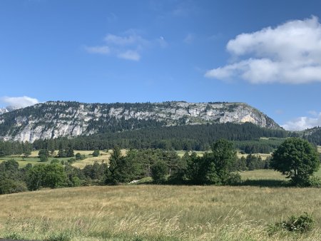 La Crête des Baumes, vue versant Joue du Loup.