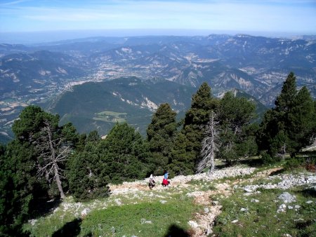 Vallée de la Drôme vers nord ouest