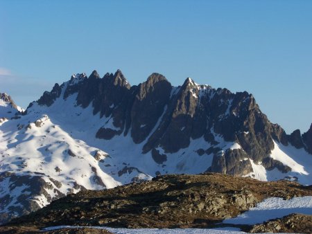 Aiguilles de l’Argentière, des flammes de pierre.