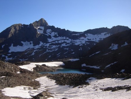 Lac d’Arbéron et Bessanèse.