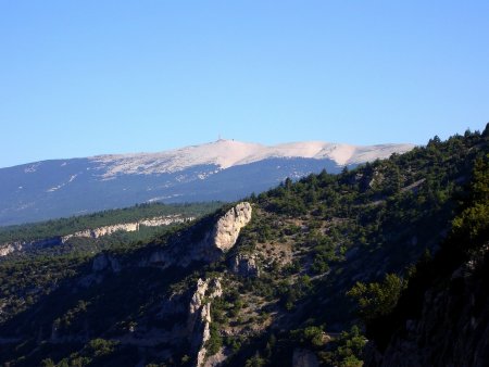 La route des Gorges et le Mont Ventoux.