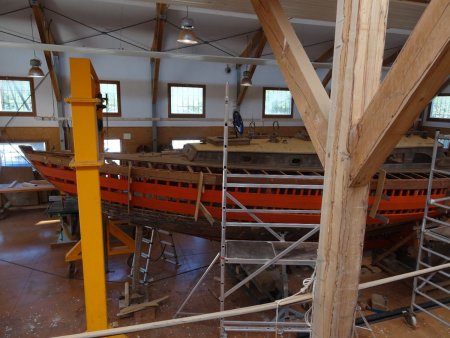 Paulilles : réfection d’une barque catalane