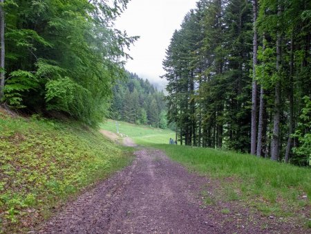 Arrivée par la grande piste