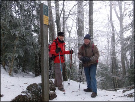 Jacques et Jean-Claude au Pas de la Pierre.