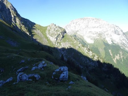 Chalet de Curtillet : monter vers le col  à gauche