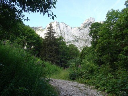 Premier aperçu des Dents de Lanfon