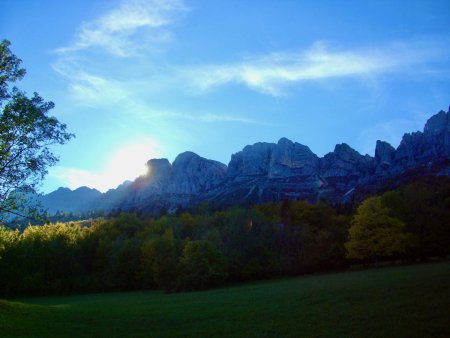 Les crête du Grand Veymont au Ranc Traversier