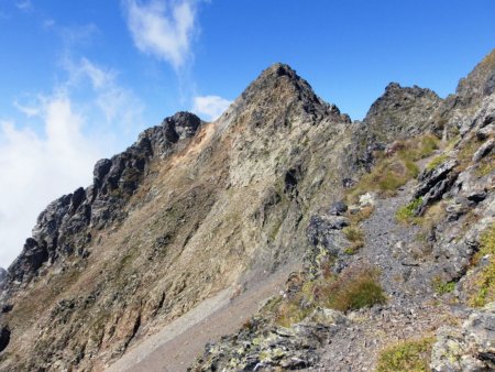 En balcon vers le Col du Coiro.