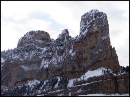 Le Rocher de Combeau, maître des lieux.