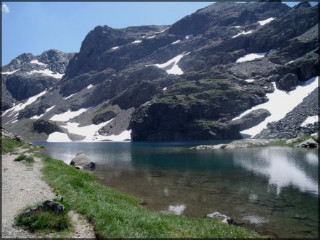  Descente. Lac du Petit Doménon.