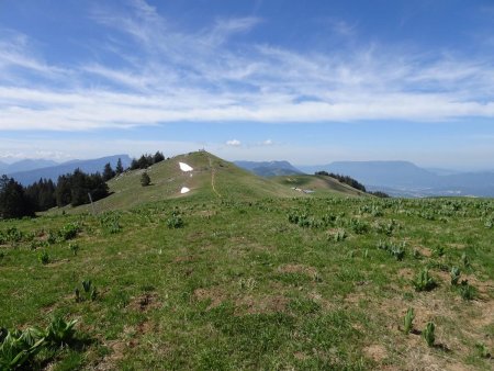 Retour du Crêt de l’Aigle : regard arrière