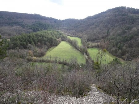 Au départ du sentier vers la crête