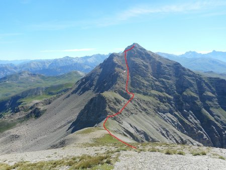 Itinéraire vers le Mont Tailland