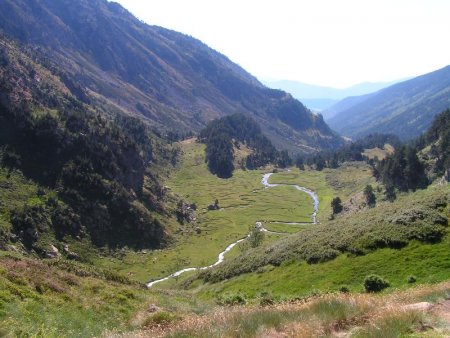 Descente de la Portella NORD ( plus bas)