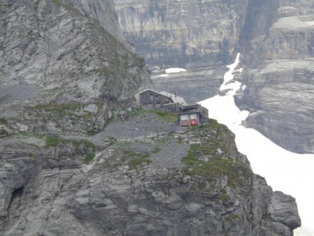 Zoom sur le Gspaltenhornhütte