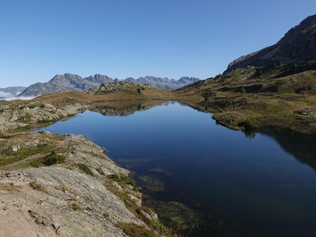 Au départ, depuis le lac Besson.