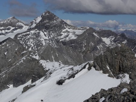 Tour Sallière dans toute sa minéralité.