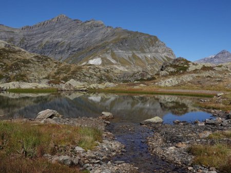 Le lac, face à la Pointe de la Finive.