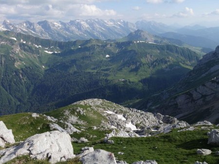 Panorama sur les Aravis.