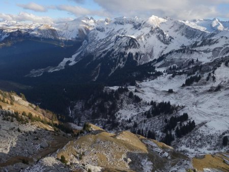 Versant Reposoir, déjà un petit avant-goût d’hiver.