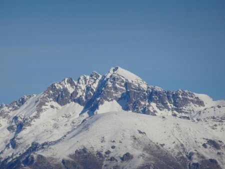 Vue depuis le Mont Férion :  Mont du Grand Capelet