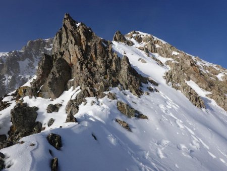 Un regard arrière sur la crête.