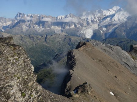 Grandes Jorasses, aiguilles de Chamonix, Mont Blanc...