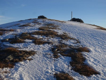 Arrivée au sommet.