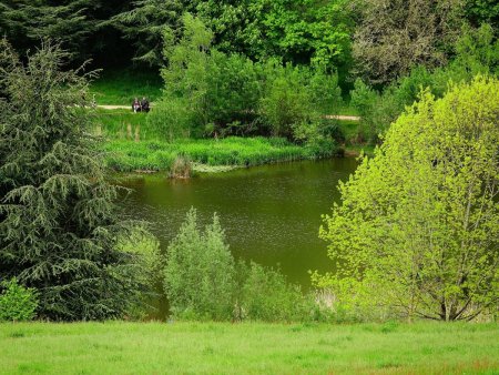 Le plan d’eau d’Yzeron.