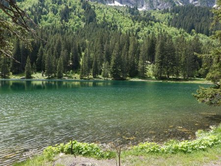 Départ au lac du Poursollet.