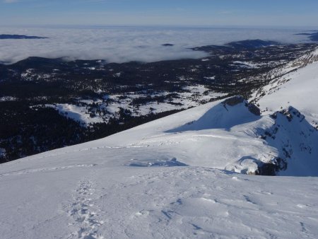 Montée au dessus des hauts-plateaux...