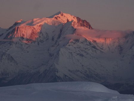 Dernières couleurs sur le Mont Blanc...