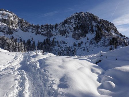 Arrivée au plan du Loup.