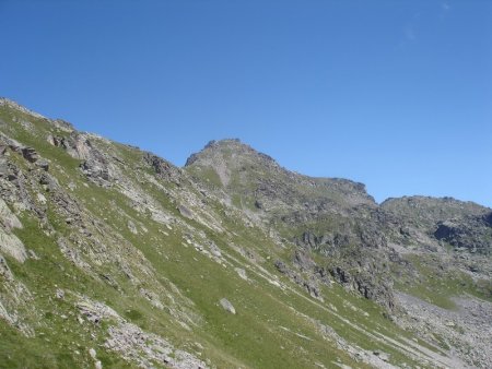 Dans la montée entre la Baisse de Saint-Véran et le Col de Raus