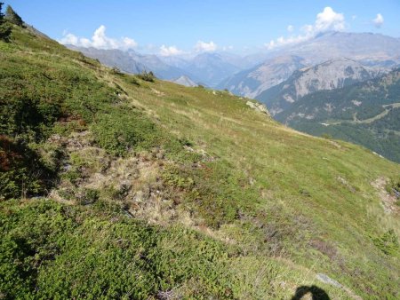 Arrivée sur l’épaulement engazonné : c’est la fin des inquiétudes !