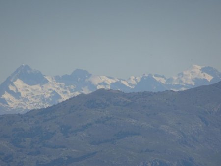 Vue de la Montagne de Thiey : du Gélas au Clapier