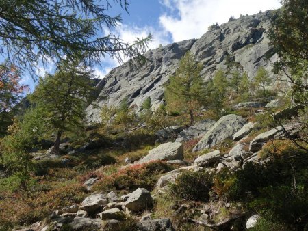 Sous la falaise des Chéserys.