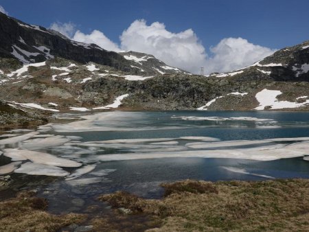 Arrivée au lac de la Sagne.