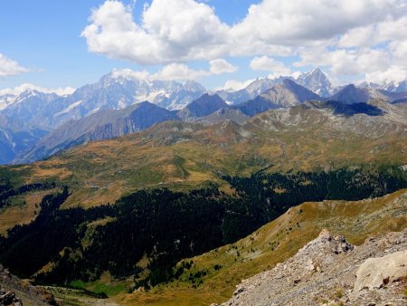 Le massif du Mont-Blanc.