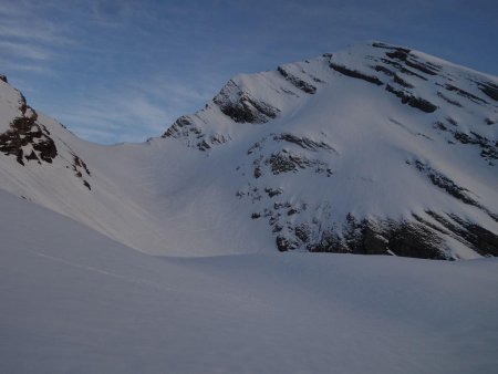 Le haut de la combe de Bella Cha.