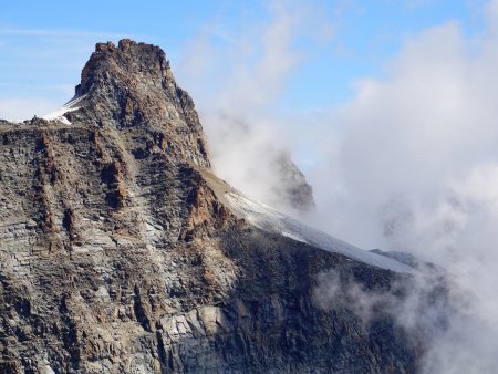 Zoom sur la Punta di Ceresole.