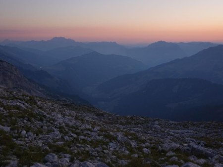 Au dessus des vallées embrumées...