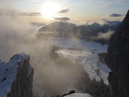 Vers le sud du plateau des Glières.