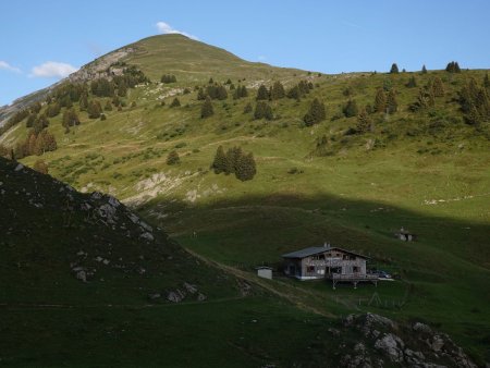 Au col de Golèse, face au refuge.