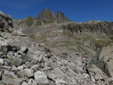 Un mauvais choix de parcours puni par une bonne dose de caillasses.