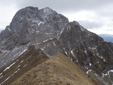 Regard arrière vers la Pointe Blanche.