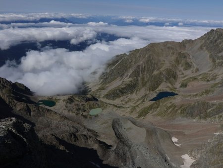 La combe de la Grande Valloire et ses lacs.