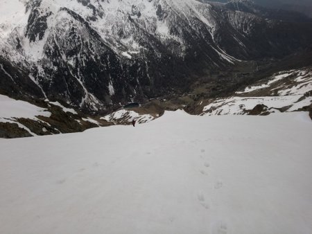 Maintebant, descente directe par l’éperon Sud 