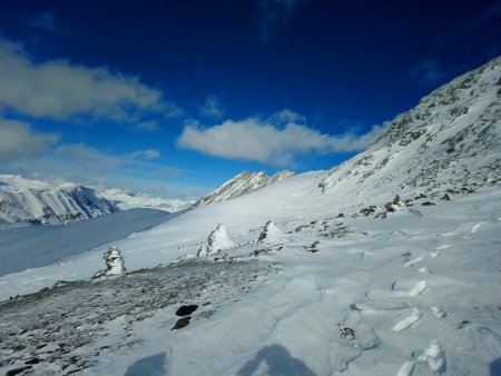 Le soleil réapparaît enfin dans la descente !