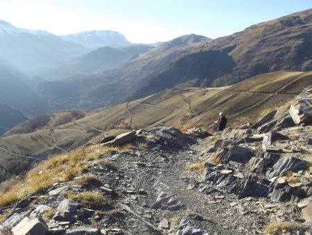 Descente dans les schistes